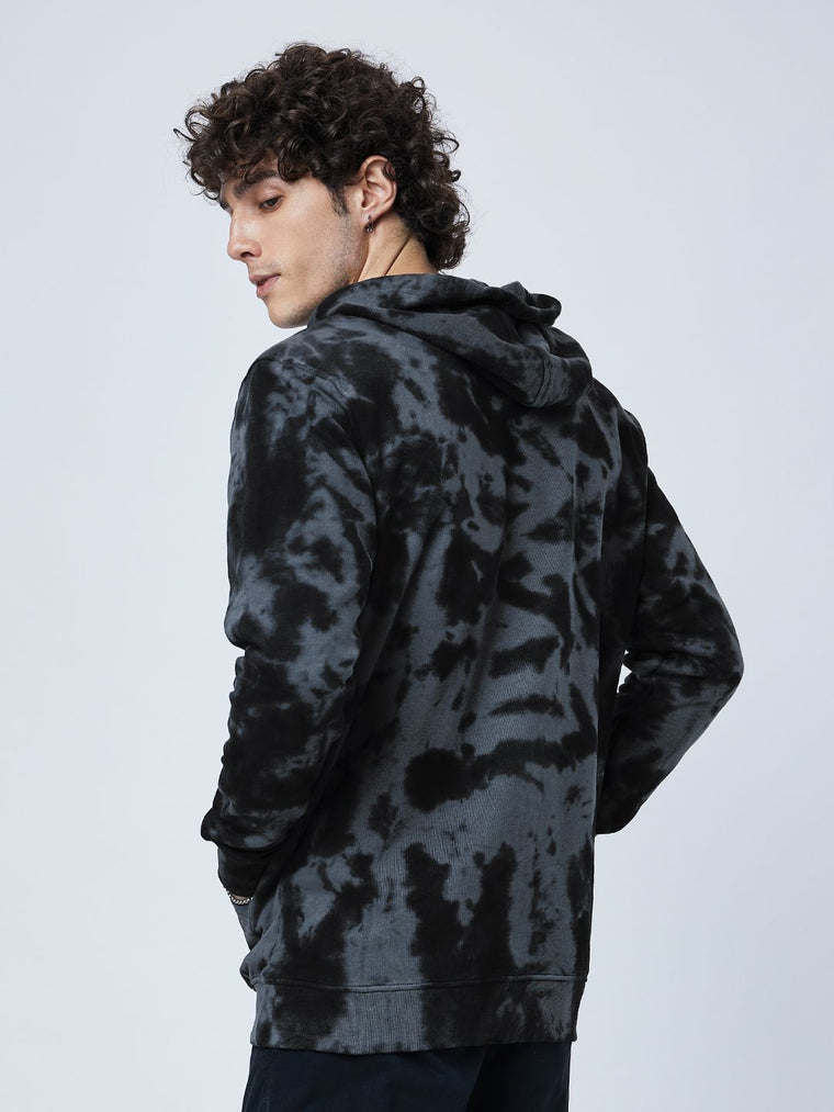 Tie Dye: Black Chase Hoodies