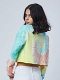 Tie Dye: Candy Swirls Women Oversized Sweatshirts