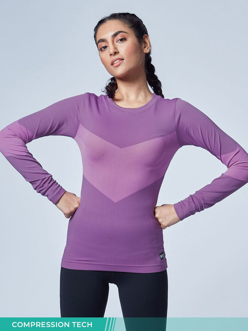 Solids: Salmon Pink Women Knit Tops