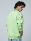 Solids: Mint Men Oversized Sweatshirts