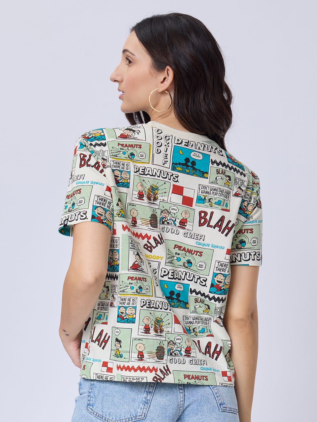 Peanuts: Old School Women Relaxed T-Shirts