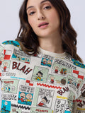 Peanuts: Old School Women Relaxed T-Shirts