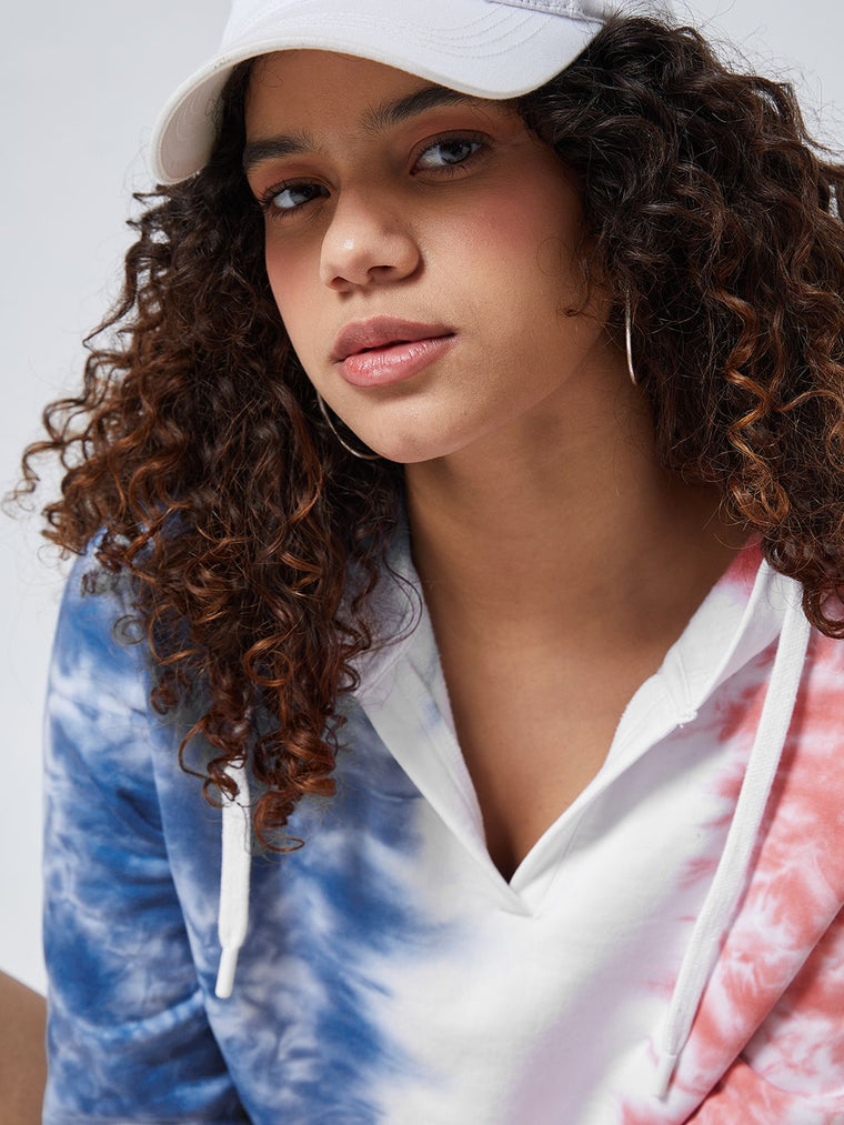 Tie Dye: Ice Cream Women Oversized Hoodies