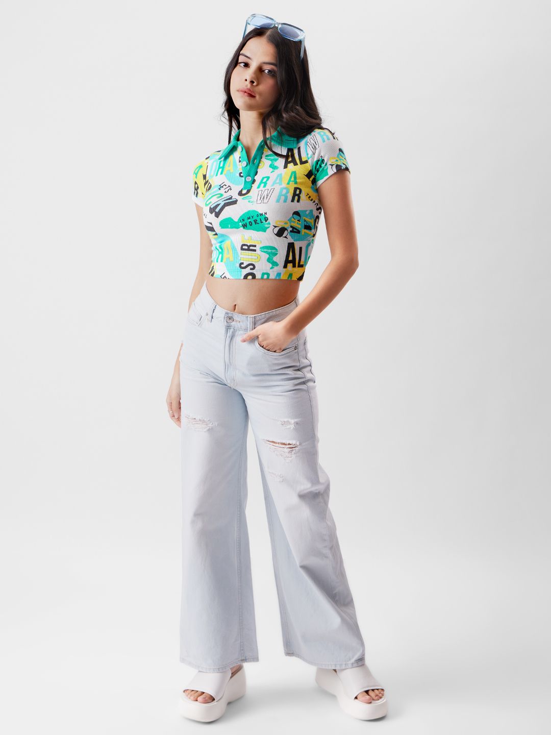TSS Originals: Aloha Women Cropped Polos