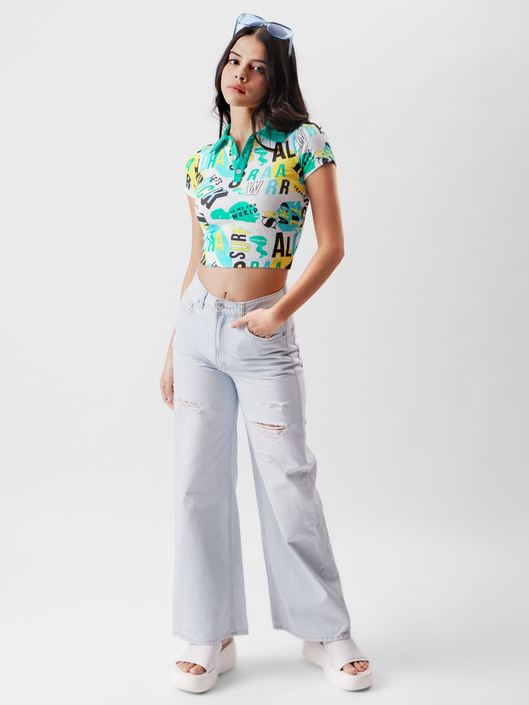 TSS Originals: Aloha Women Cropped Polos