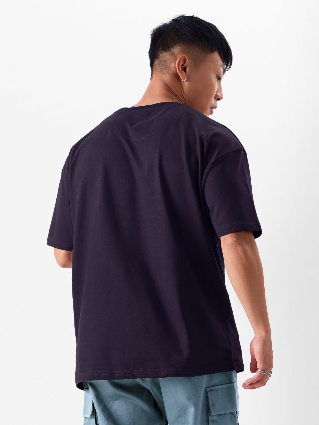Solids: Berry Oversized T-Shirts