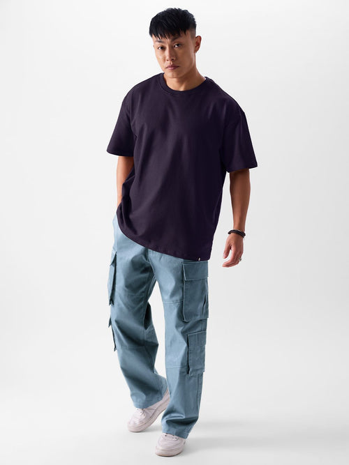 Solids: Berry Oversized T-Shirts
