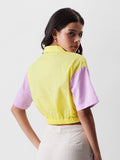 TSS Originals: Yellow And Pink Women Cropped Shirts