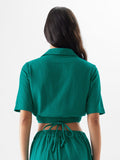 Essential Solids: Teal Green Women Fashion Tops