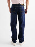 Solids: Distressed Blue (Baggy Fit) Men Baggy Fit Jeans