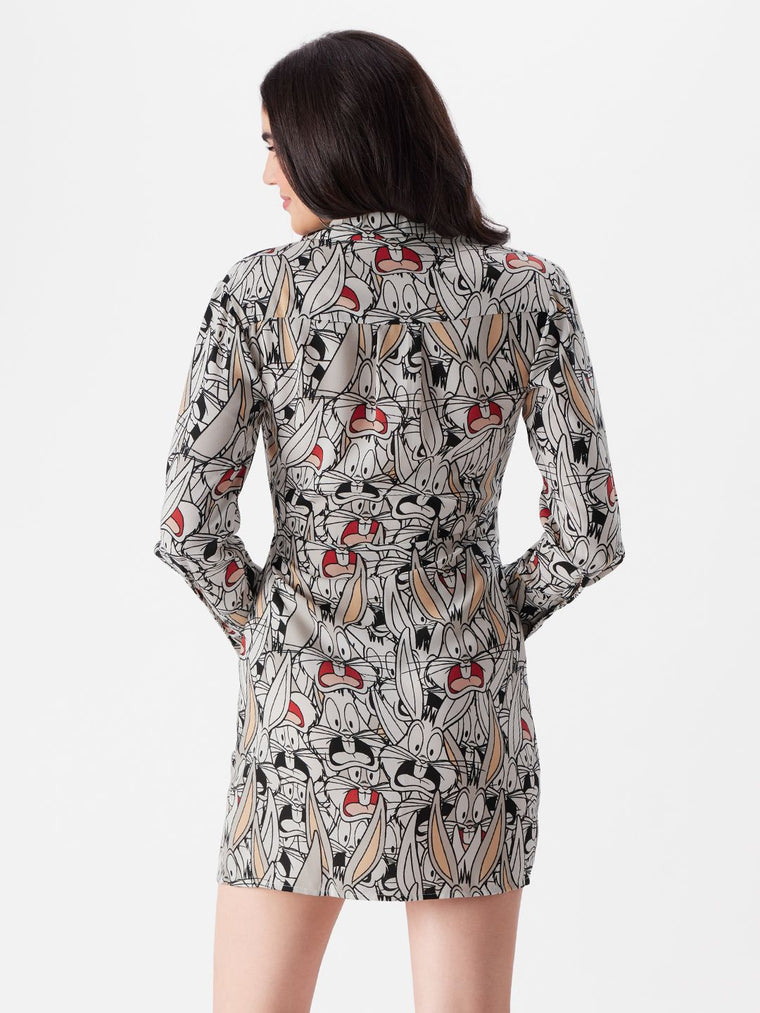 Wrap Dress: Nervous Bugs Women Shirt Dresses