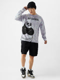 Kung Fu Panda: Not Interested Oversized Full Sleeve T-Shirts