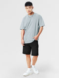 Solids: Pearl Grey Oversized T-Shirts