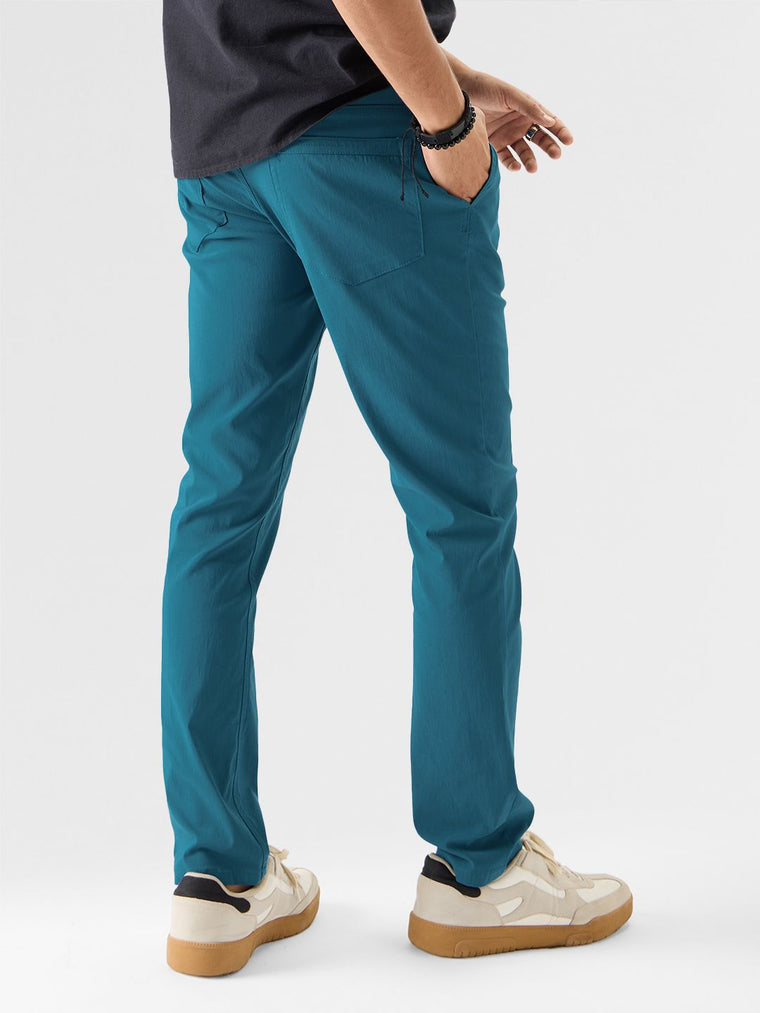 Power Stretch Pants: Steel Blue Men Pants