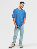 Solids: Ocean Blue Oversized T-Shirts