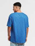 Solids: Ocean Blue Oversized T-Shirts
