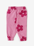 TSS Originals: Pink Flora Girls Cotton Joggers (2-8 Yrs)