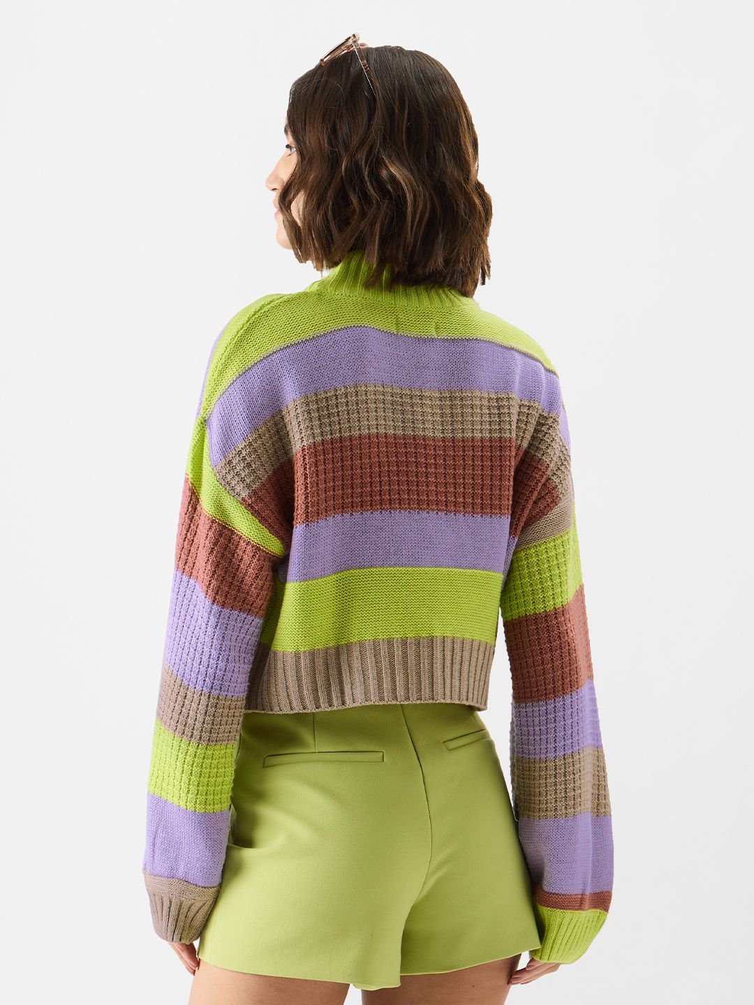 Knitted Sweater: Citron Women Oversized Sweaters