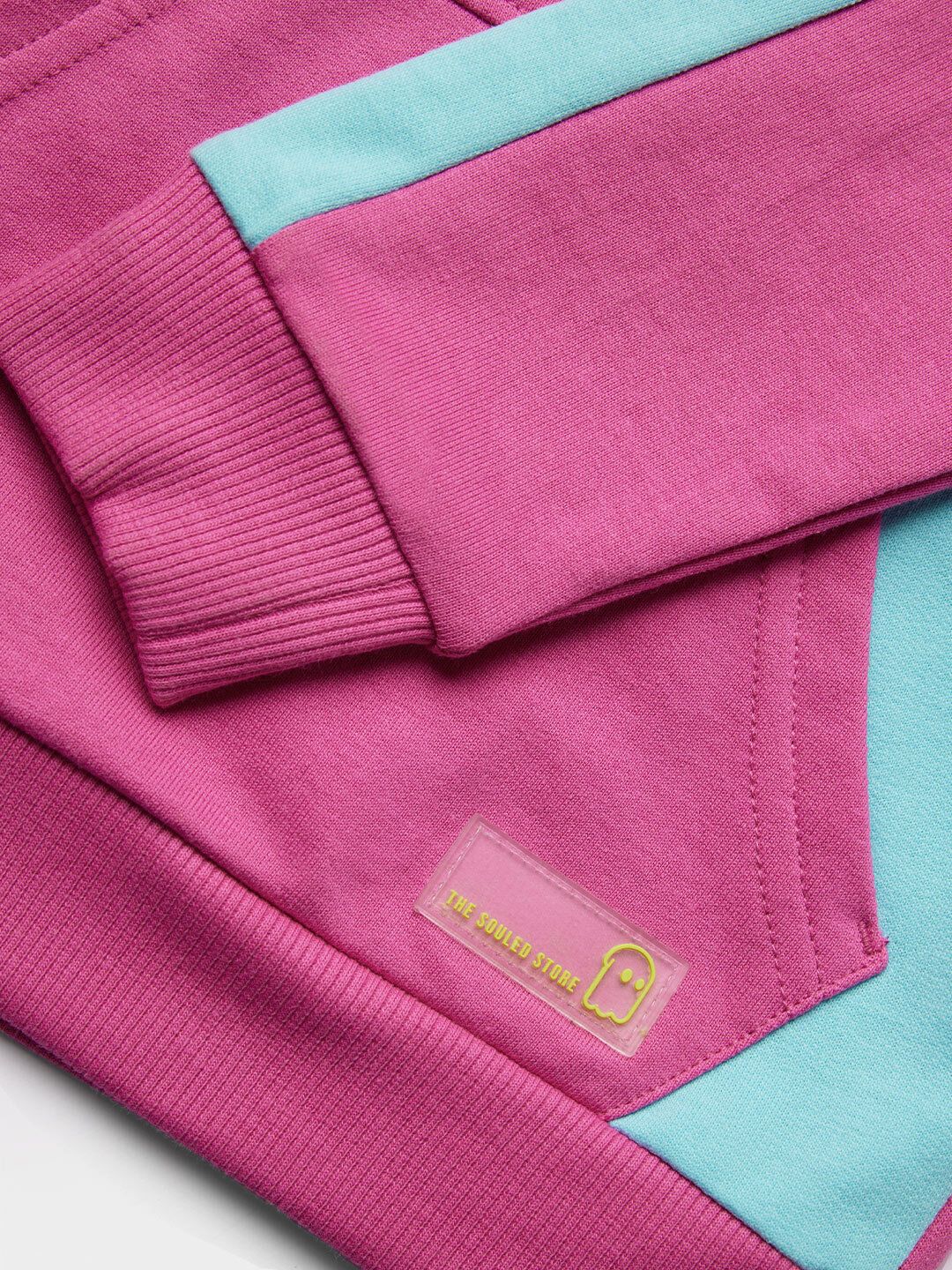 Hoodie: Seafoam Pink Girls Cotton Hoodies (2-8 Yrs)