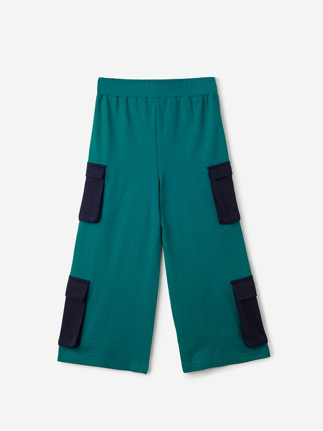 Solids: Celestial Girls Cotton Joggers (2-8 Yrs)