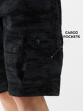 TSS Originals: Black Camo Men Cargo Shorts