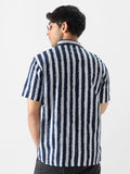 Stripes: Midnight Blue Holiday Shirts
