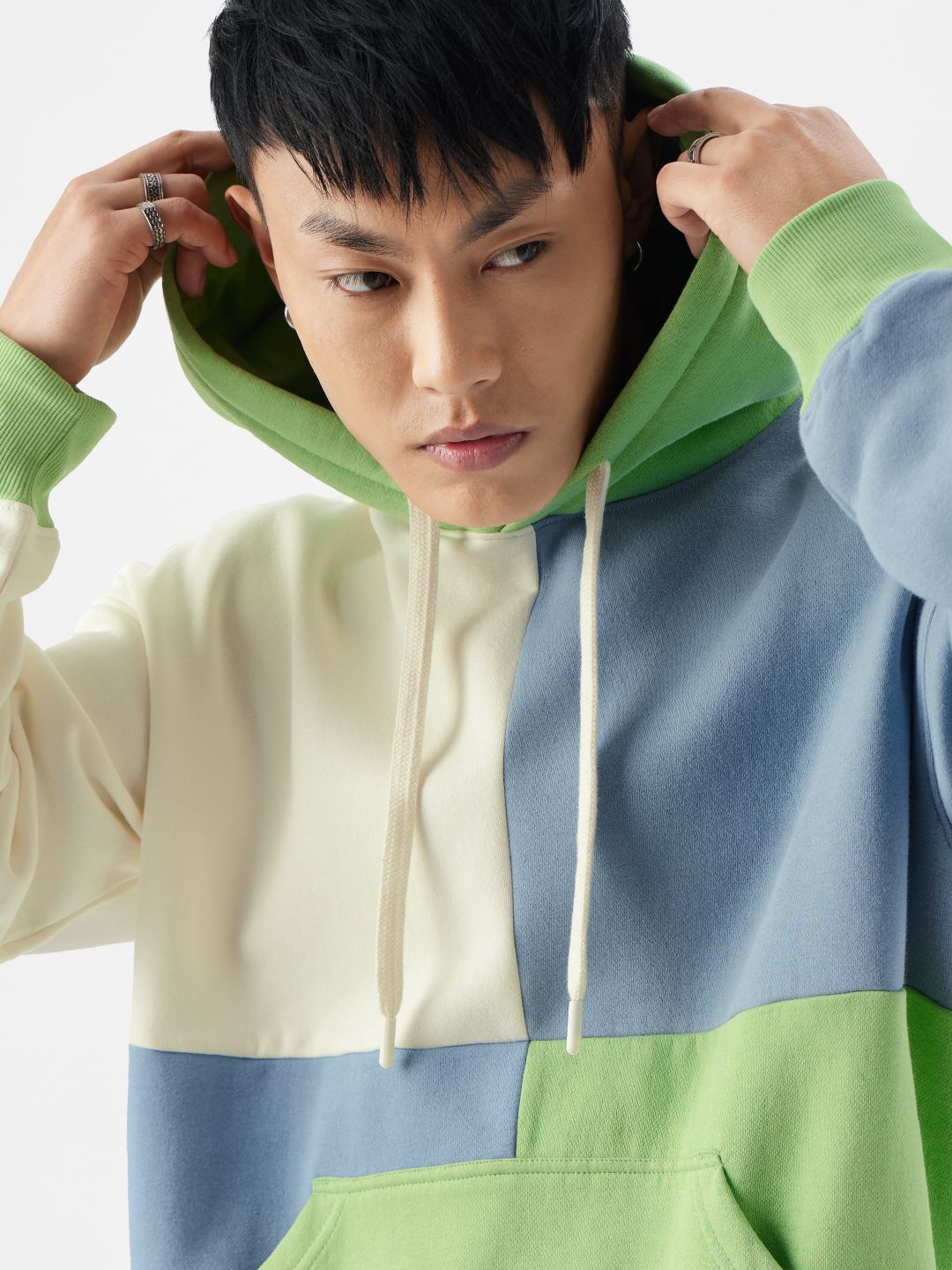 TSS Originals: Pacific Colorblock Men Oversized Hoodies