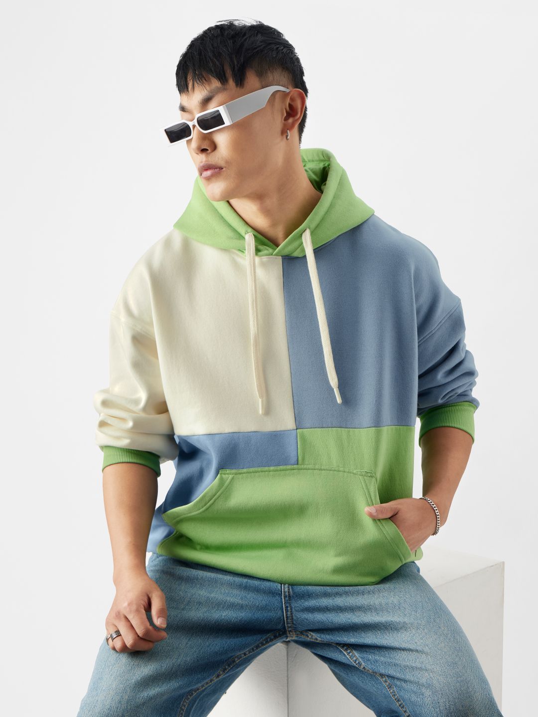 TSS Originals: Pacific Colorblock Men Oversized Hoodies