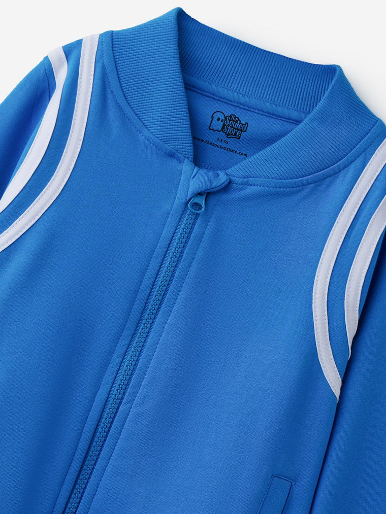 Varsity Jacket: Inkwell Blue Boys Varsity Jackets (2-8 Yrs)