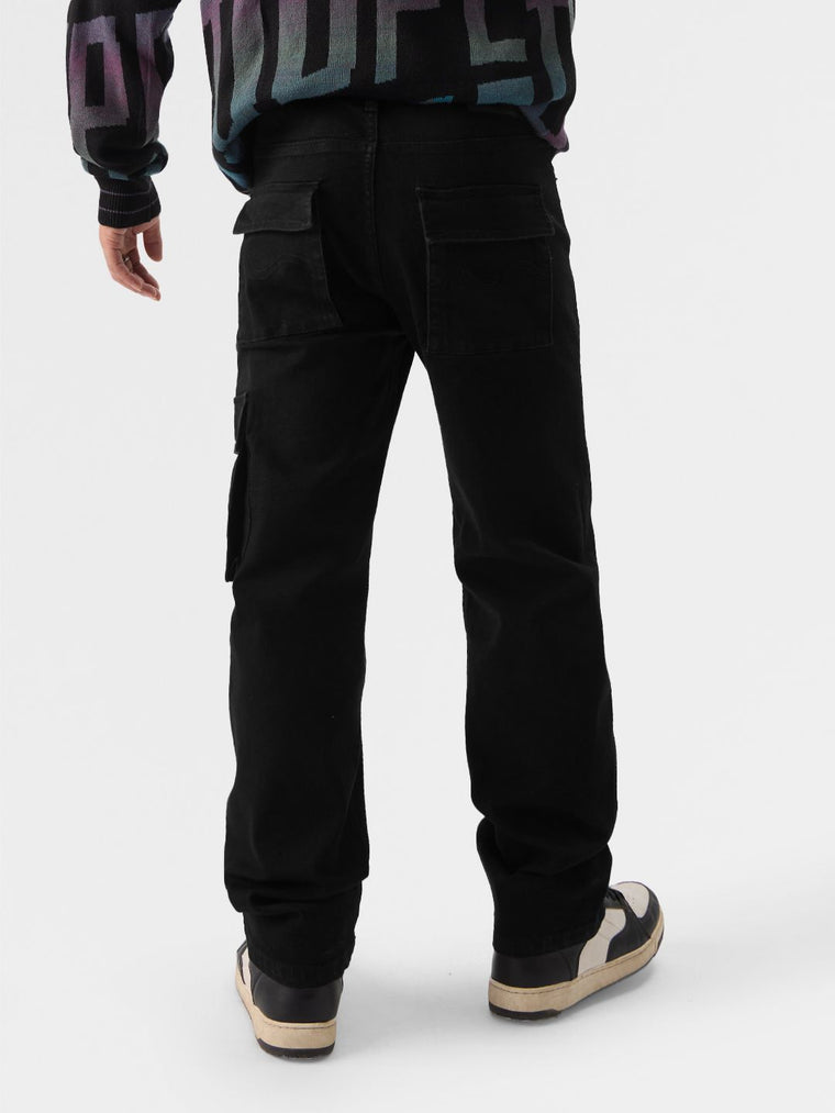 Men's Cargo Jeans: Onyx Men Cargo Jeans