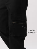 Men's Cargo Jeans: Onyx Men Cargo Jeans