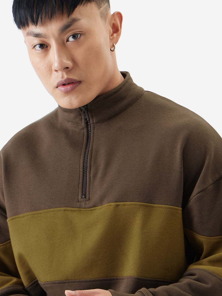 TSS Originals: Colorblock Men Oversized Sweatshirts