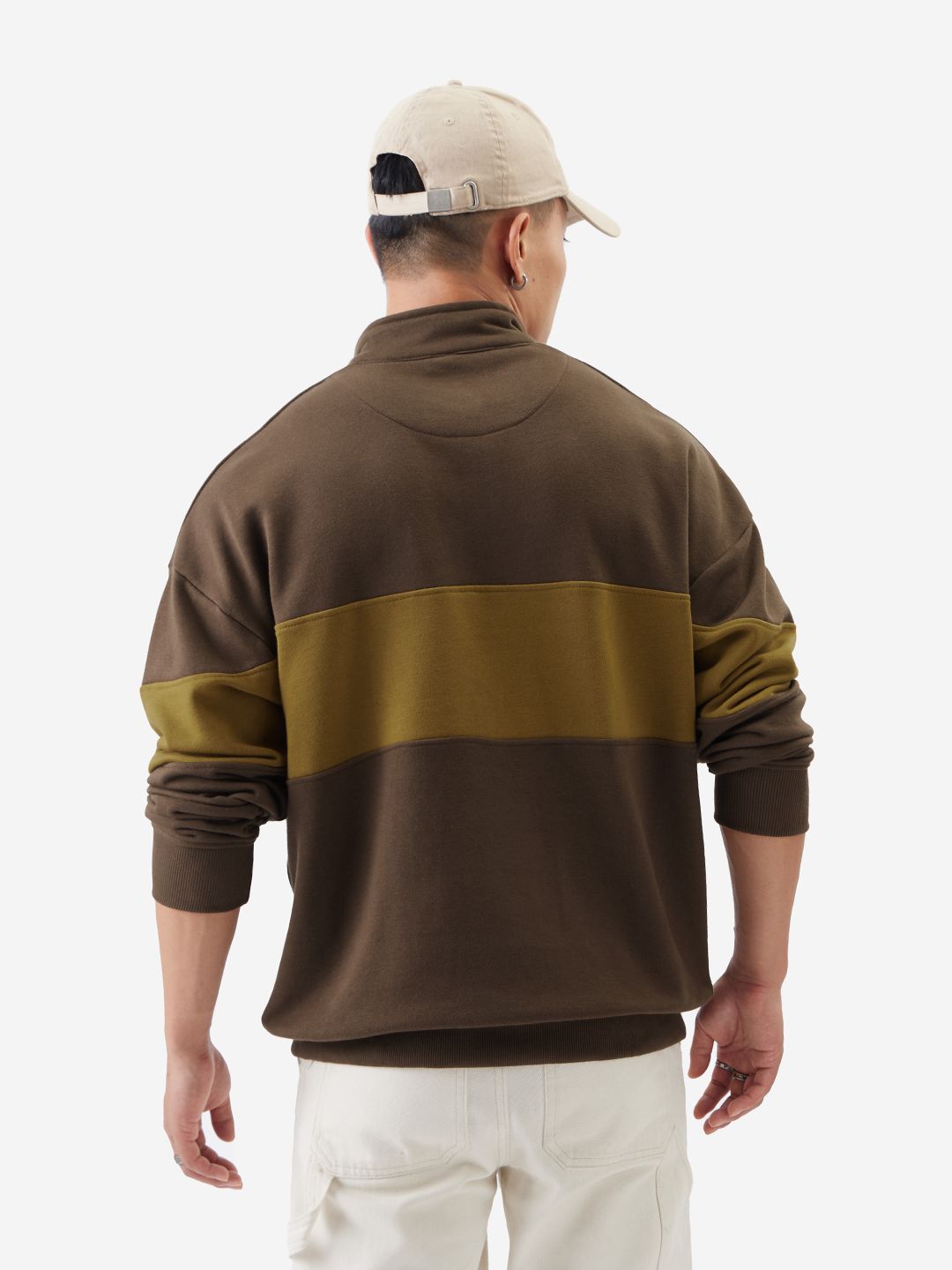 TSS Originals: Colorblock Men Oversized Sweatshirts