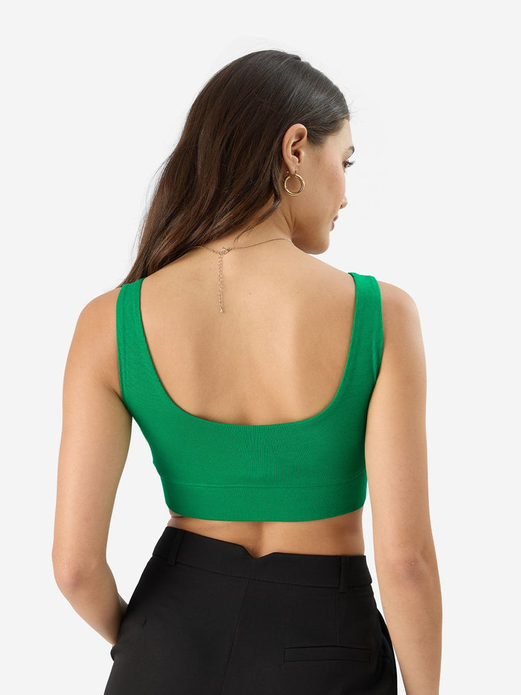 Kelly Green Bralette Top Women Bralette
