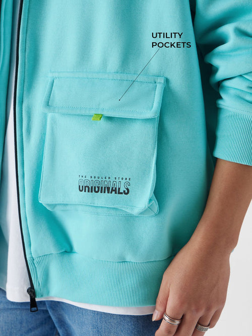 TSS Originals: Blue Flow Men Oversized Hoodies