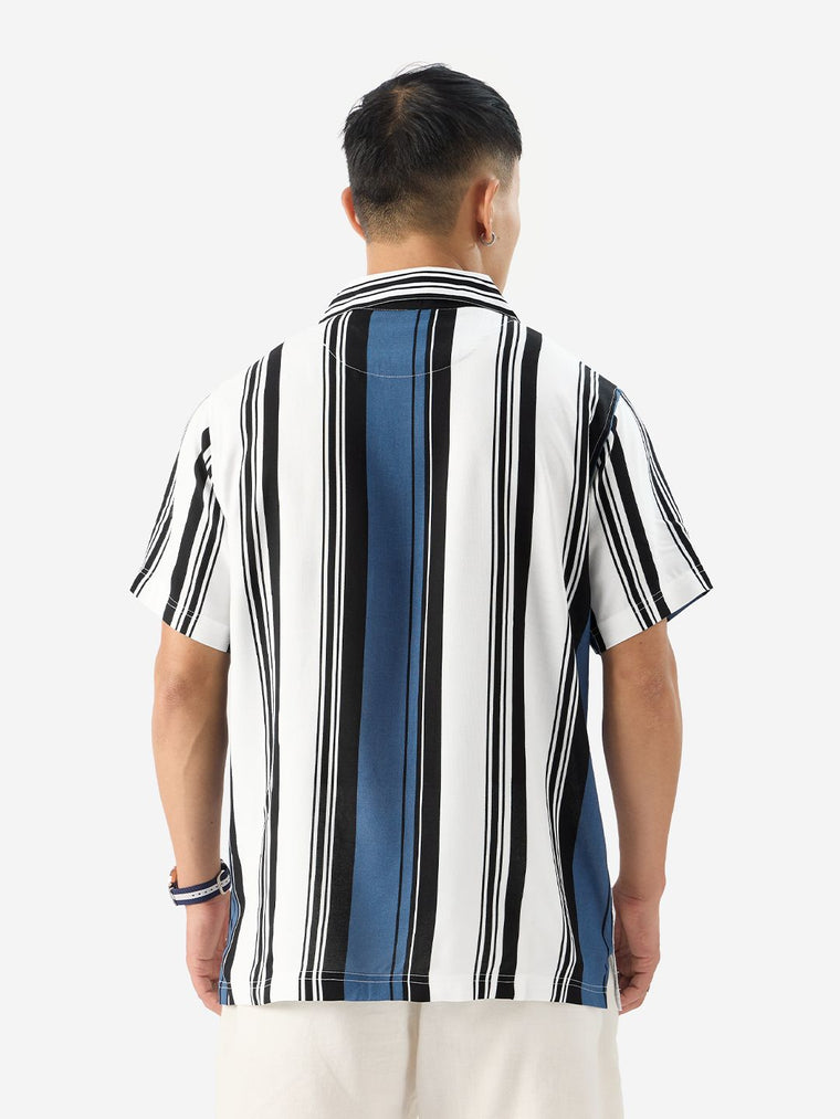 Stripes: Malibu Blue Holiday Shirts