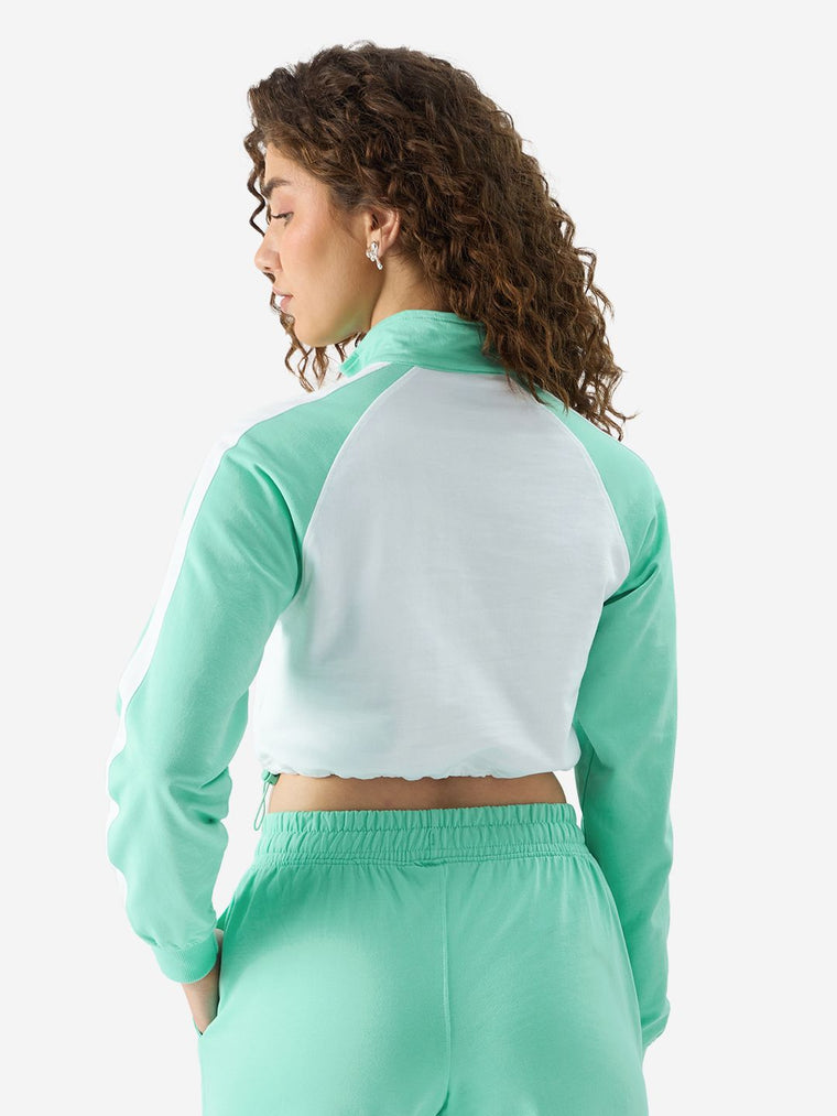Applemint High Neck Top Women Knit Tops