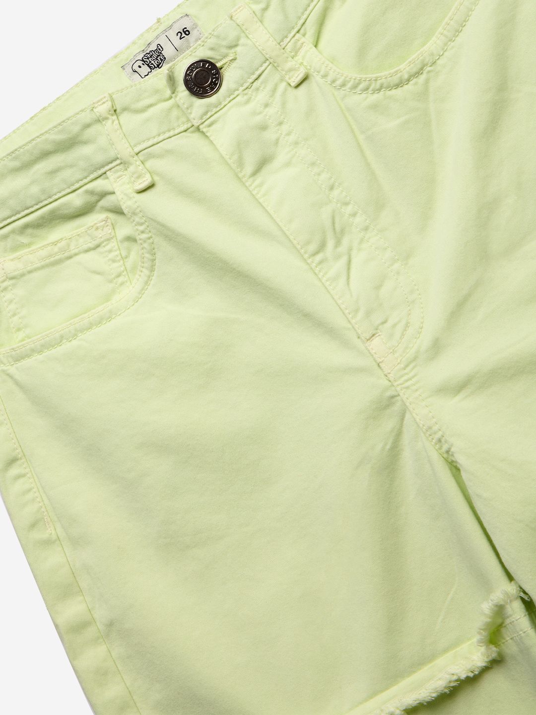Solids: Misty Green Women Straight Pants