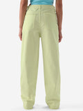 Solids: Misty Green Women Straight Pants