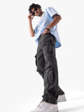 Solids: Stone Fade (Cargo) Men Cargo Jeans