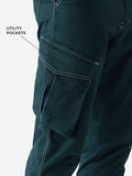 Solids: Indigo Men Cargo Pants
