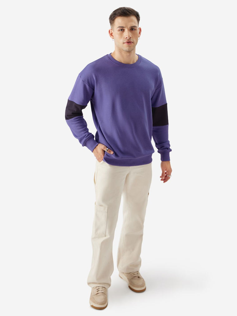 TSS Originals: Violet Berry Men Oversized Sweatshirts