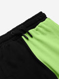 Solids: Black and Green Boys Cotton Joggers (2-8 Yrs)