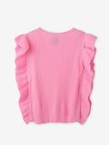 Solids: Baby Pink Girls Sweaters (2-8 Yrs)