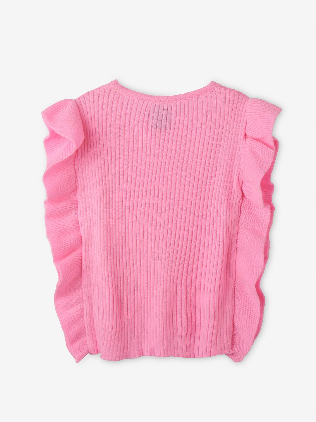 Solids: Baby Pink Girls Sweaters (2-8 Yrs)