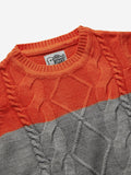 Solids: Orange, Blue (Colourblock) Boys Sweaters (2-8 Yrs)
