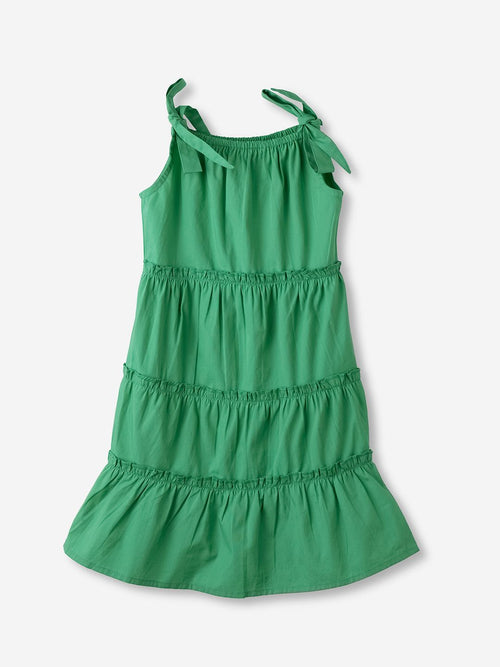 TSS Originals: Parakeet Girls Cotton Dresses (2-8 Yrs)
