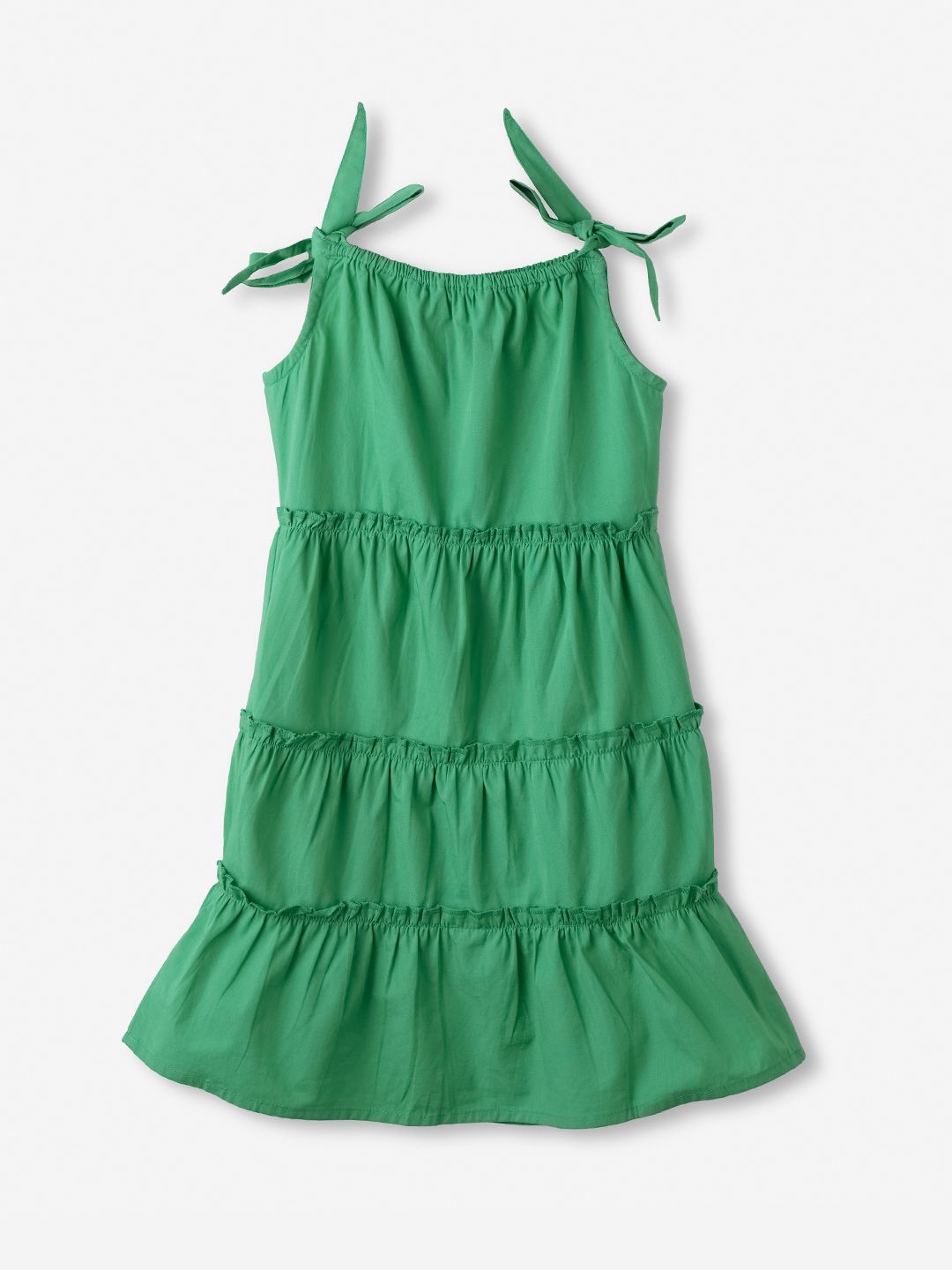 TSS Originals: Parakeet Girls Cotton Dresses (2-8 Yrs)