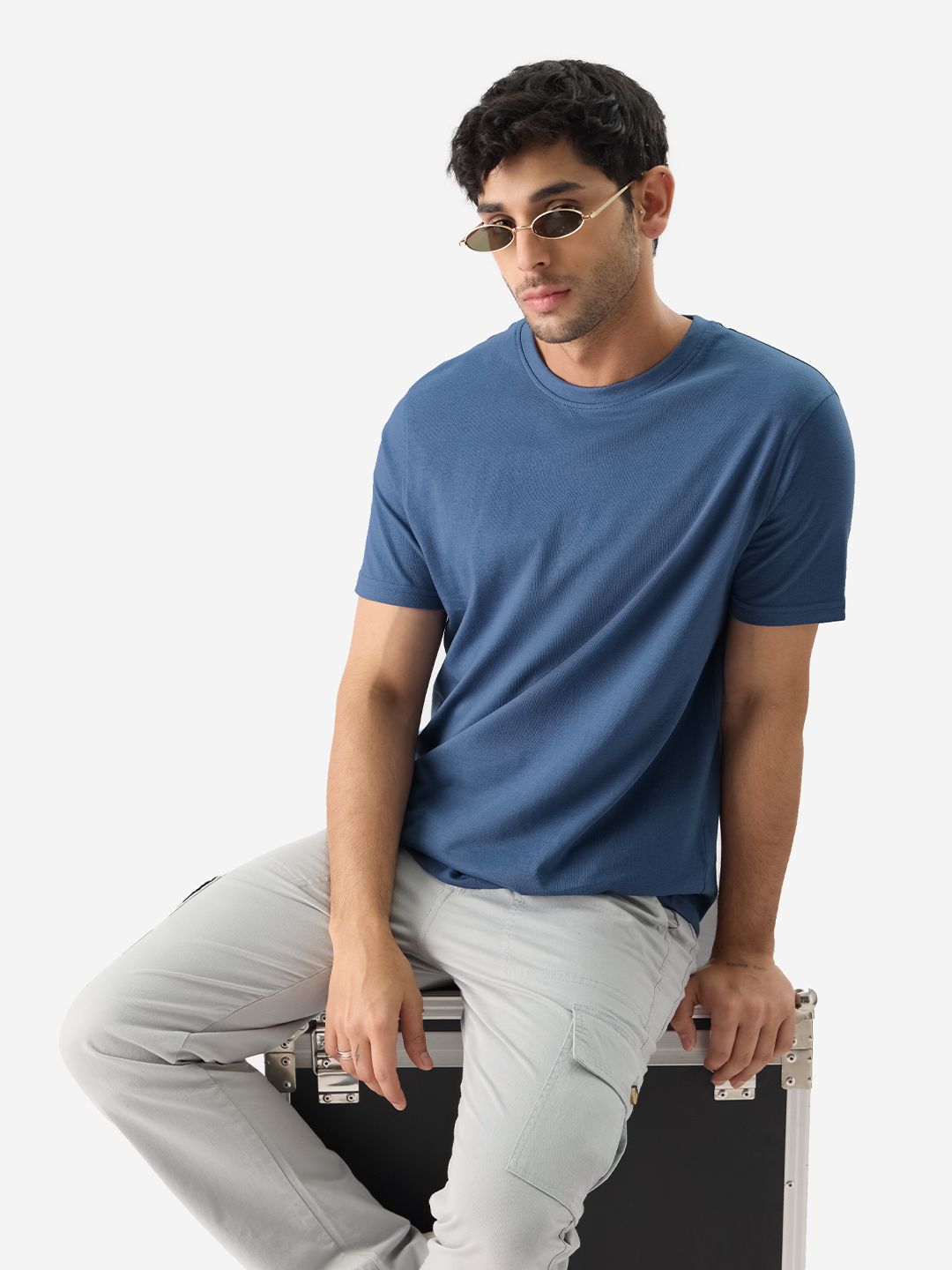 Classic Sustainable Tee: Indigo Bliss T-Shirts