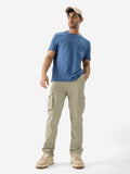 Solids: Champagne Men Cargo Pants